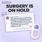 Customer review - surgery is on hold