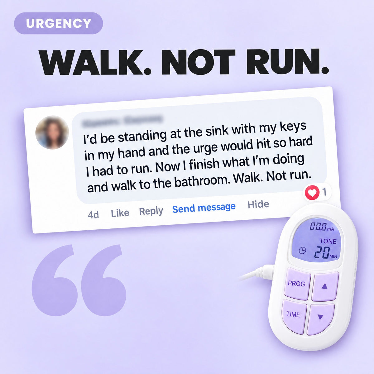 Customer review - walk, not run